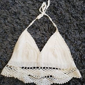 Crochet halter top/ swim